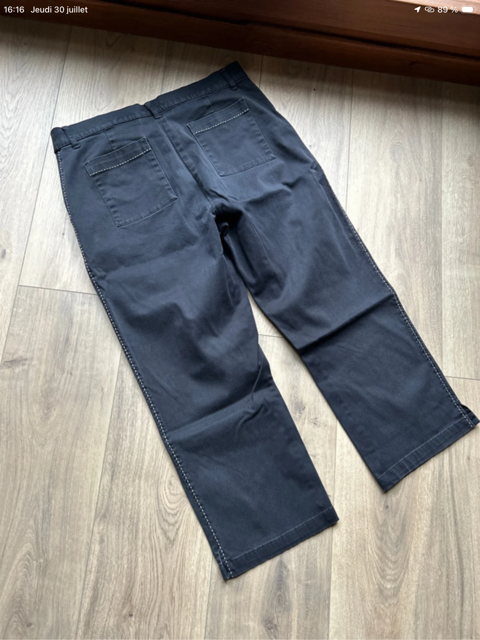 Pantalón corto negro con costura blanca Scenic💕 – photo 5